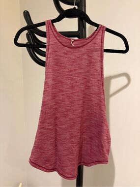 lululemon athletica Heathered Raspberry Pink Tank Top